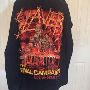 RARE! Slayer Final Campaign 2019 Concert T-Shirt (L)
